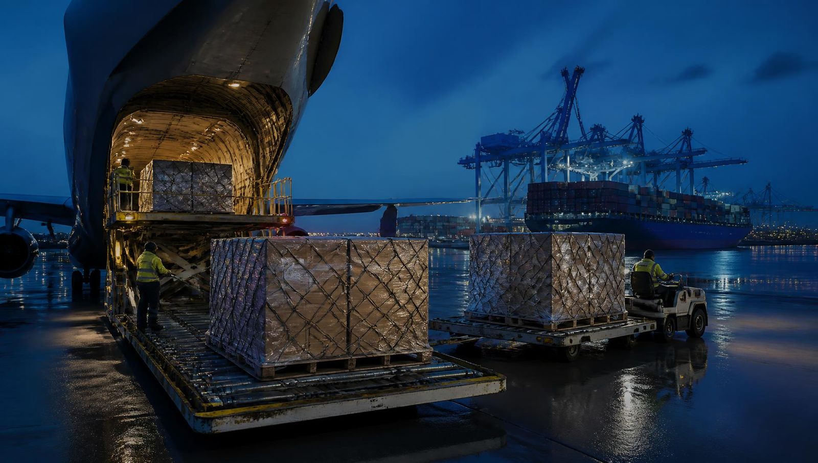 Diagnostic products prepared for international shipment